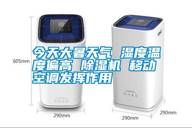 今天大暑天氣 濕度溫度偏高 除濕機 移動空調發揮作用