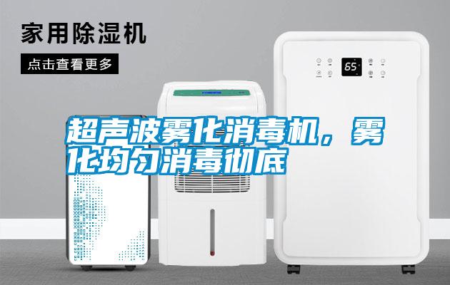 超聲波霧化消毒機，霧化均勻消毒徹底