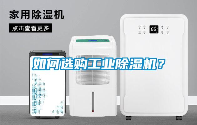 如何選購工業除濕機？