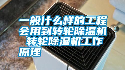 一般什么樣的工程會用到轉輪除濕機 轉輪除濕機工作原理