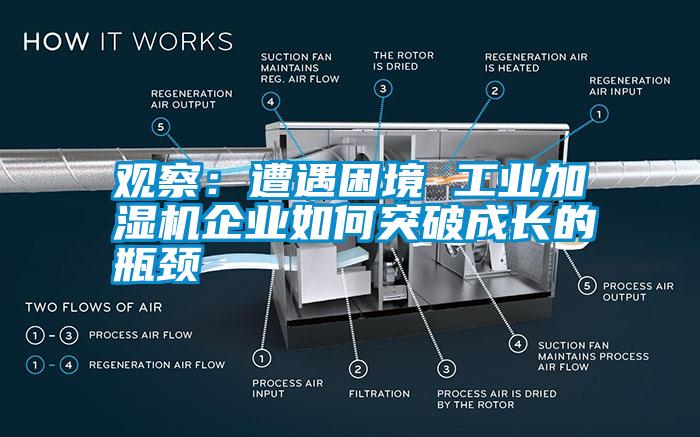 觀察：遭遇困境 工業加濕機企業如何突破成長的瓶頸