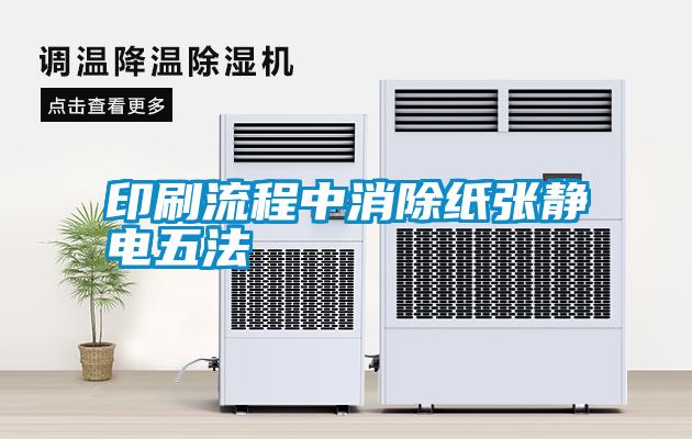 印刷流程中消除紙張靜電五法