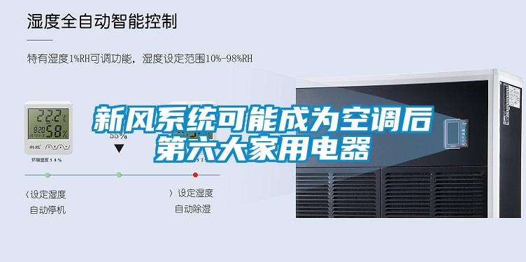 新風系統可能成為空調后第六大家用電器