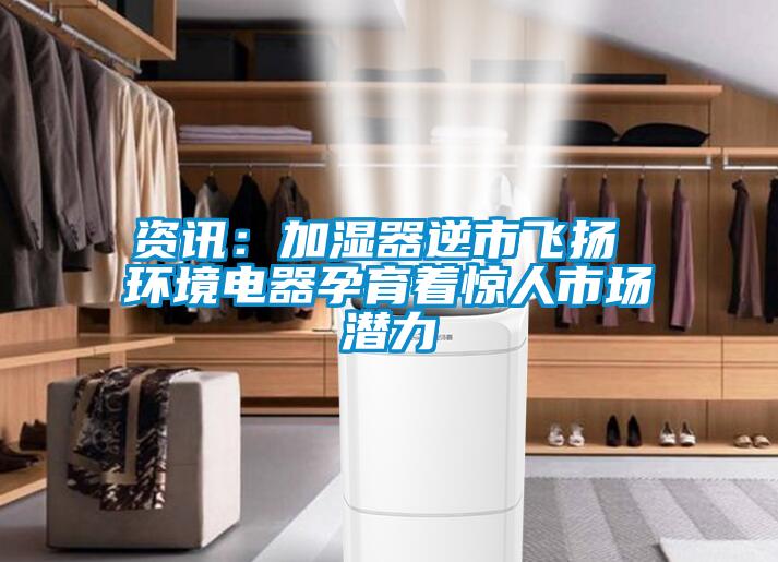 資訊：加濕器逆市飛揚 環境電器孕育著驚人市場潛力