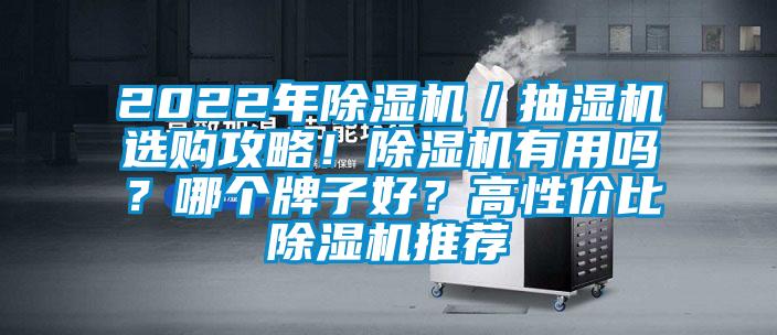 2022年除濕機／抽濕機選購攻略！除濕機有用嗎？哪個牌子好？高性價比除濕機推薦