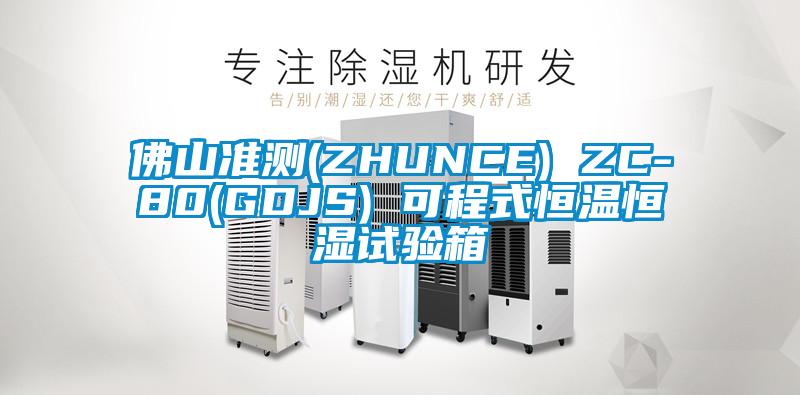 佛山準測(ZHUNCE) ZC-80(GDJS) 可程式恒溫恒濕試驗箱