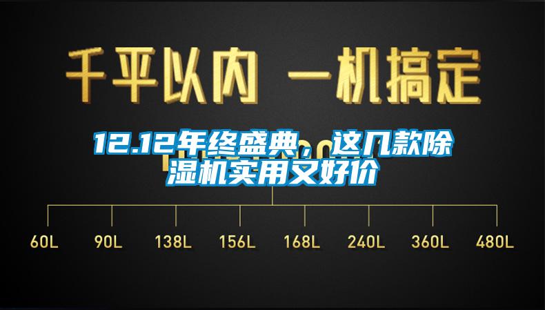 12.12年終盛典，這幾款除濕機實用又好價