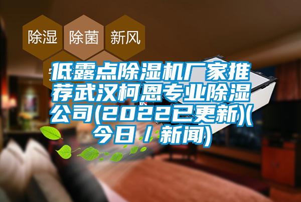 低露點除濕機廠家推薦武漢柯恩專業除濕公司(2022已更新)(今日／新聞)