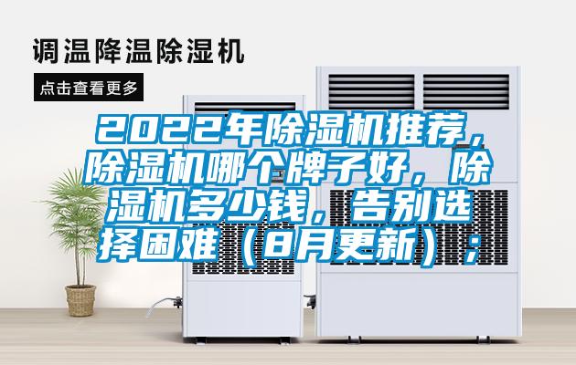 2022年除濕機推薦，除濕機哪個牌子好，除濕機多少錢，告別選擇困難（8月更新）；