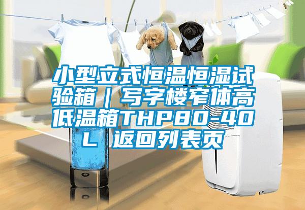 小型立式恒溫恒濕試驗箱｜寫字樓窄體高低溫箱THP80-40L 返回列表頁