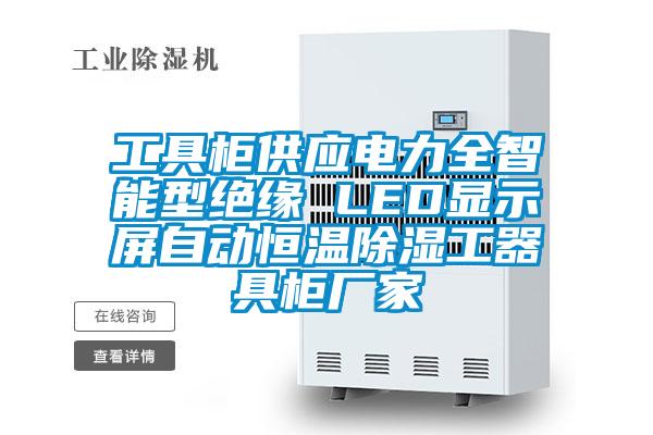 工具柜供應電力全智能型絕緣 LED顯示屏自動恒溫除濕工器具柜廠家