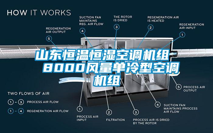 山東恒溫恒濕空調機組  8000風量單冷型空調機組