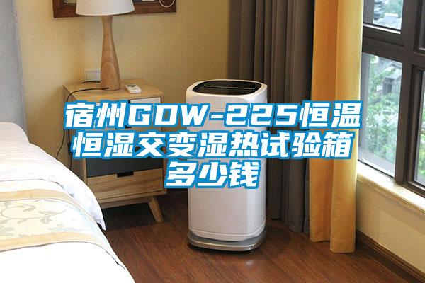 宿州GDW-225恒溫恒濕交變濕熱試驗箱多少錢