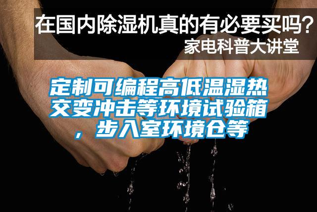 定制可編程高低溫濕熱交變沖擊等環(huán)境試驗(yàn)箱，步入室環(huán)境倉等