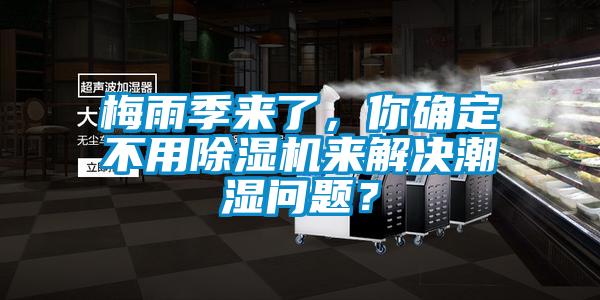 梅雨季來了，你確定不用除濕機來解決潮濕問題？