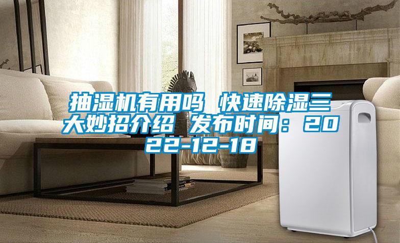 抽濕機有用嗎 快速除濕三大妙招介紹 發布時間：2022-12-18