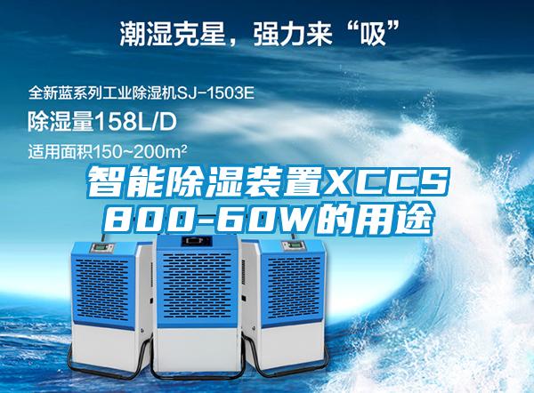 智能除濕裝置XCCS800-60W的用途