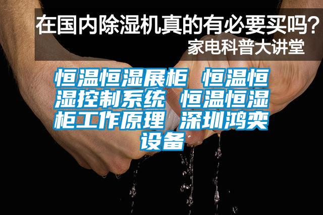 恒溫恒濕展柜 恒溫恒濕控制系統 恒溫恒濕柜工作原理 深圳鴻奕設備