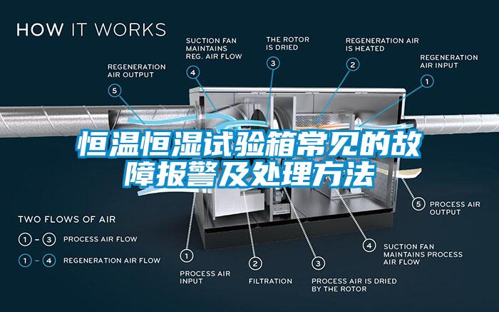 恒溫恒濕試驗箱常見的故障報警及處理方法