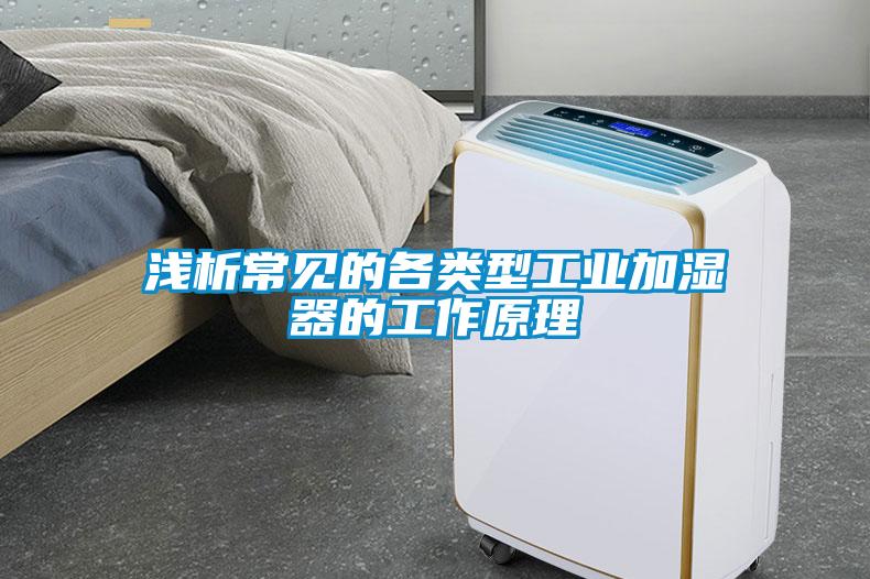 淺析常見的各類型工業加濕器的工作原理