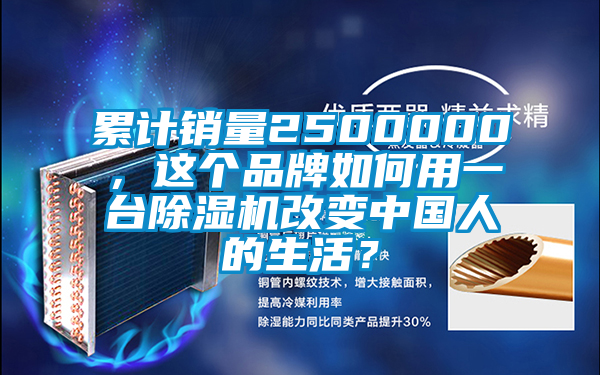 累計銷量2500000，這個品牌如何用一臺除濕機改變中國人的生活？