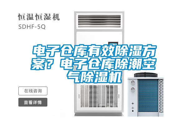 電子倉庫有效除濕方案？電子倉庫除潮空氣除濕機