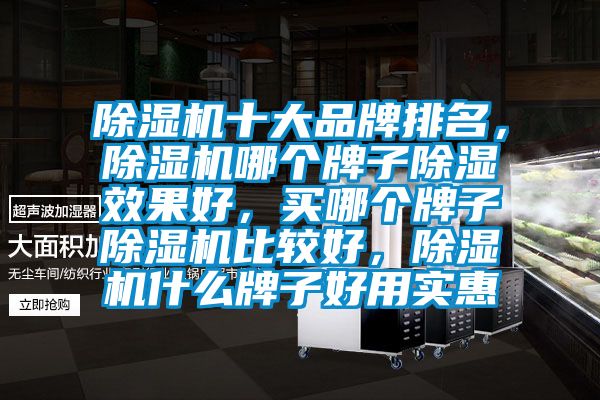 除濕機十大品牌排名，除濕機哪個牌子除濕效果好，買哪個牌子除濕機比較好，除濕機什么牌子好用實惠