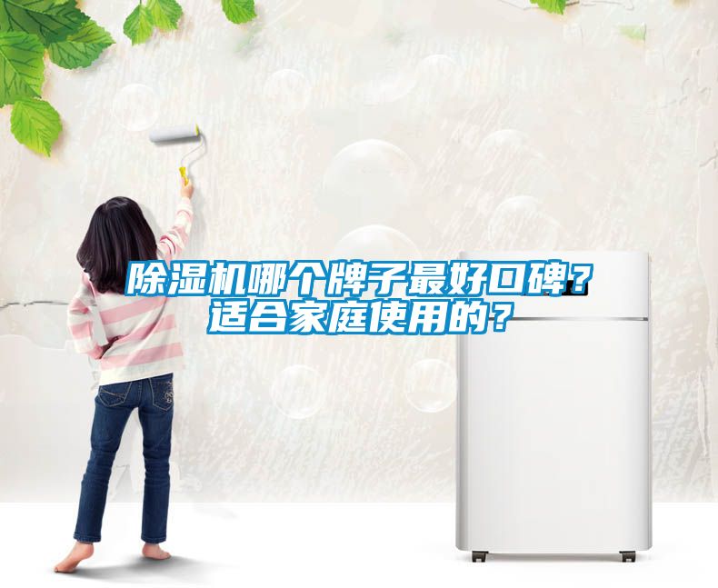 除濕機哪個牌子最好口碑？適合家庭使用的？