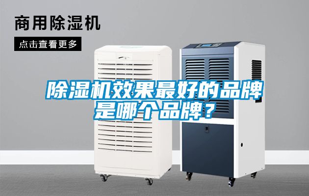 除濕機效果最好的品牌是哪個品牌？